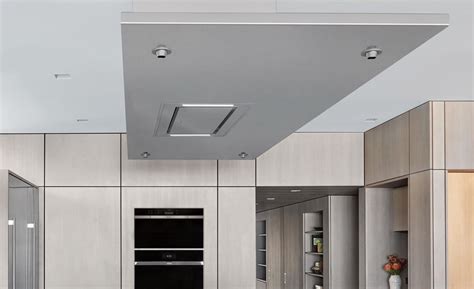 ceiling-mounted hood stainless steel vc36s flush mount into cabinets|wolf 36 flush ceiling mount.